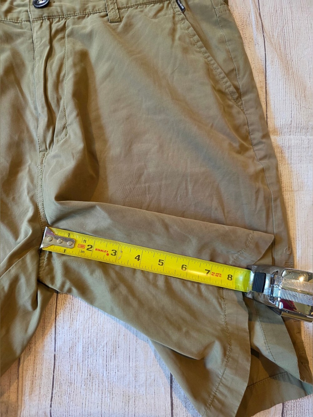 Billabong Men's Size 34 Casual Chino Surfer Shorts 8.5 Inseam Lightweight Tan - Picture 10 of 10
